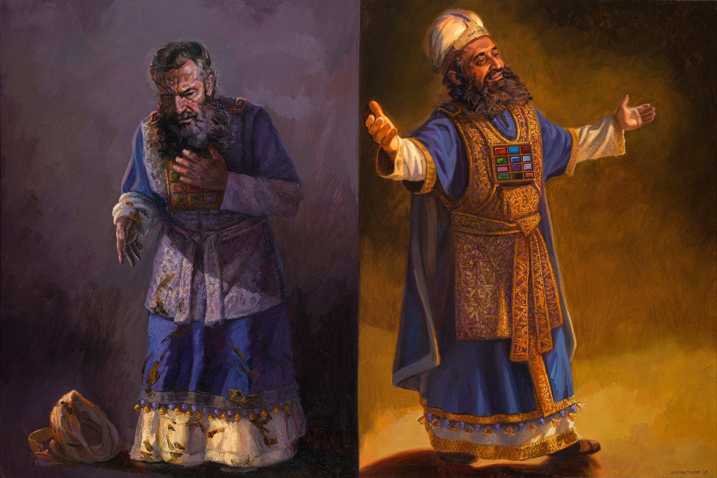 The fourth vision: Clean Garments for the High Priest.