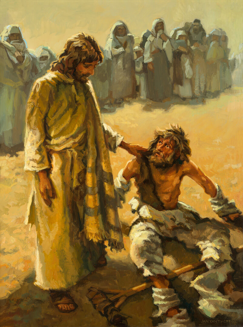Healing of a leper 