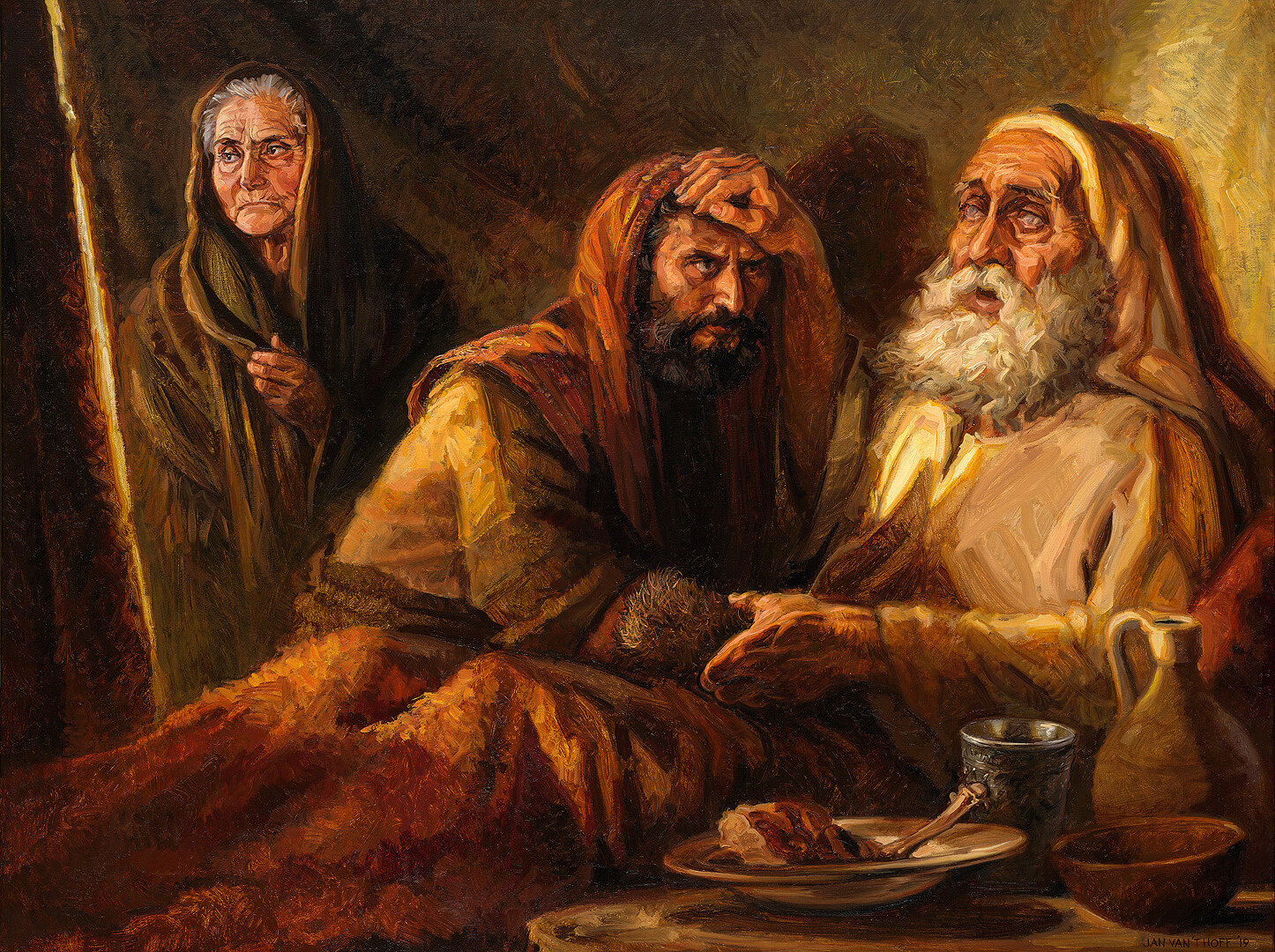 Isaac blesses Jacob