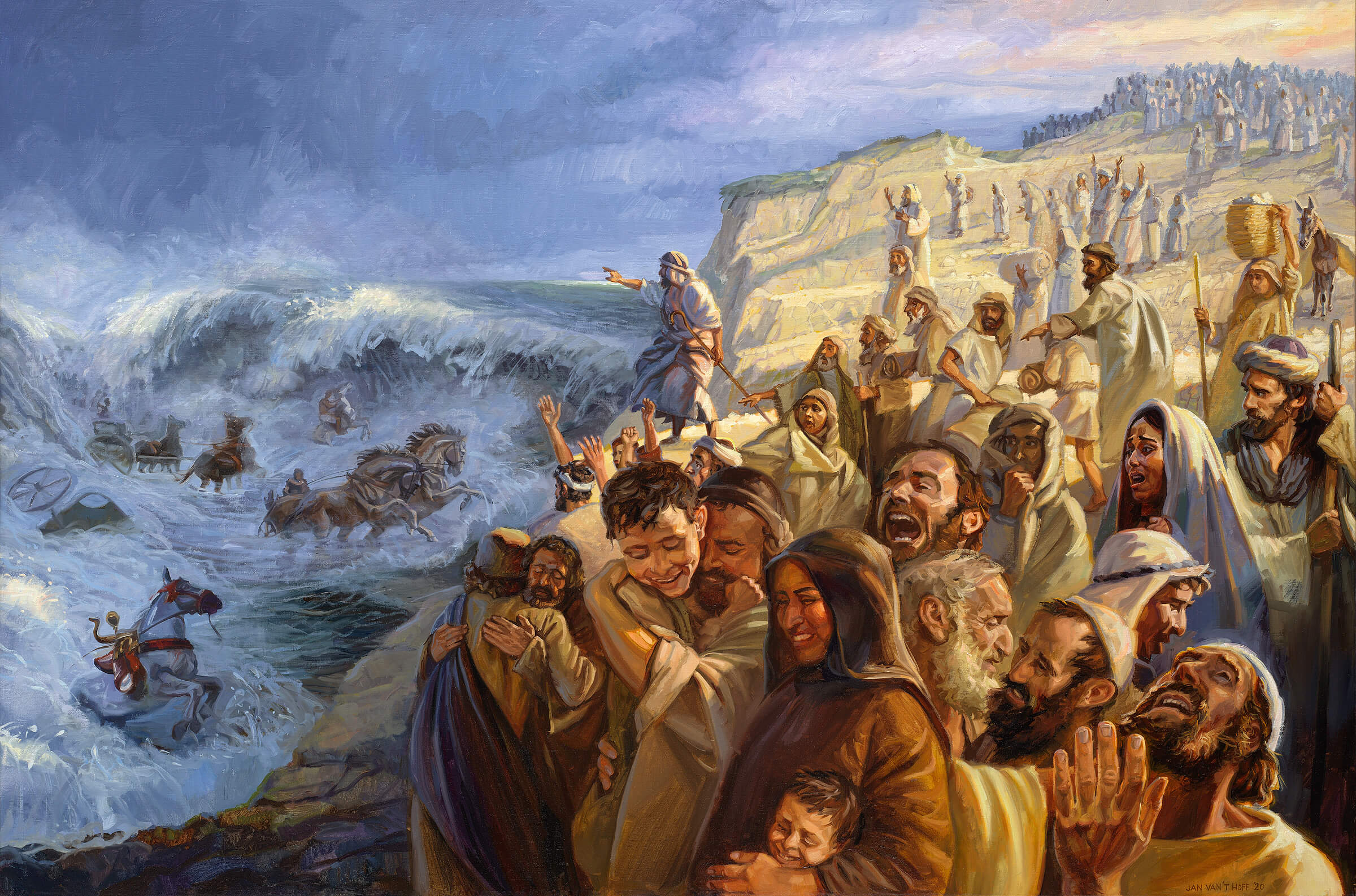 Crossing the Red Sea - Gospelimages